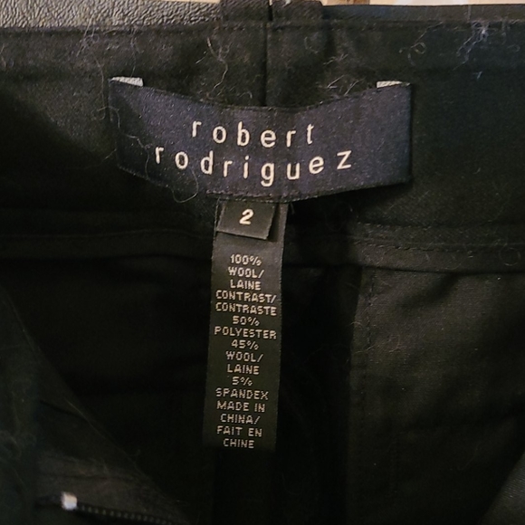 Robert Rodriguez Black Wool Pant - Picture 4 of 4
